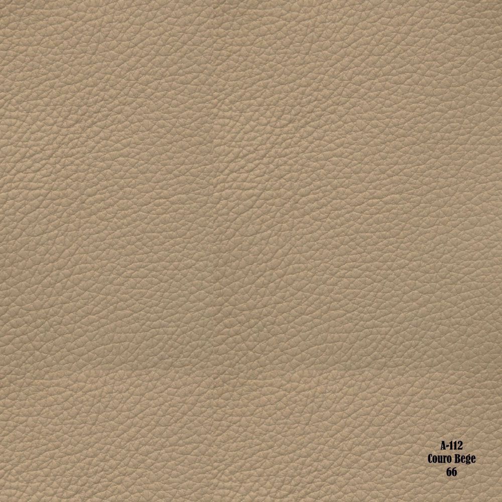 Poltrona Decorativa Bia Couro Bege 66 G58 - Gran Belo