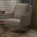 Poltrona Decorativa Catar com Tachas Veludo Bege G33 - Gran Belo