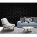 Poltrona Decorativa Cintia com Pés Madeira Linho Palha G38 - Gran Belo
