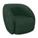 Poltrona Decorativa Clarke Veludo Verde G45 - Gran Belo