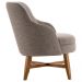 Poltrona Decorativa Com Braço Amber Linho Cinza G66 - Gran Belo