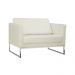 Poltrona Decorativa Julia 106cm PU Sintético Bege Claro G15 - Gran Belo