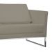 Poltrona Decorativa Julia 106cm PU Sintético Bege G15 - Gran Belo
