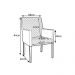 Poltrona Decorativa Liverpool Base Madeira PU Sintético Branco G15 - Gran Belo