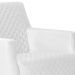 Poltrona Decorativa Nagoya Base Orby PU Sintético Branco G15 - Gran Belo