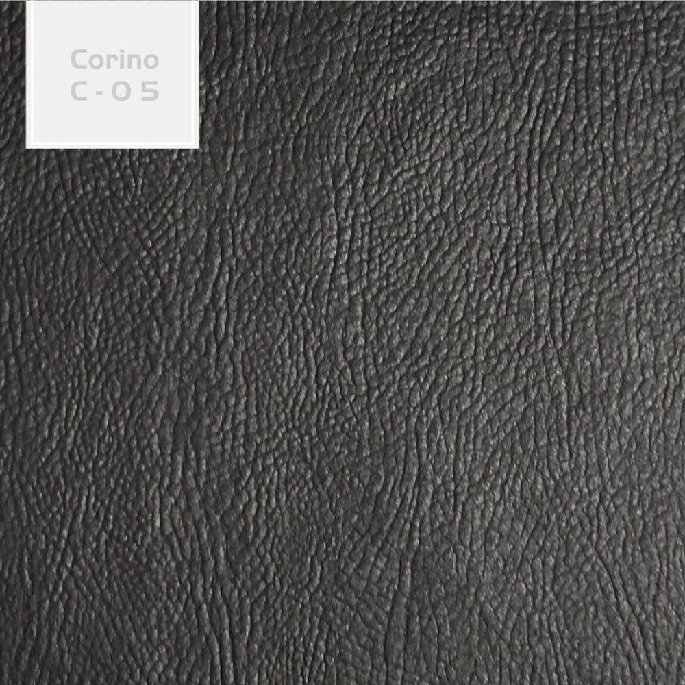 Poltrona Decorativa Nagoya Base Orby PU Sintético Preto G15 - Gran Belo