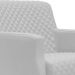Poltrona Decorativa Nagoya Pés Madeira PU Sintético Branco - Gran Belo