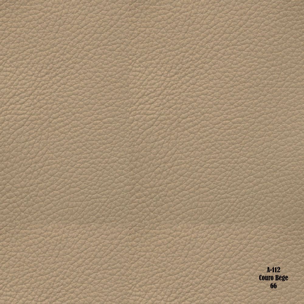 Poltrona Decorativa Noah Couro Bege 66 Fosco - Gran Belo