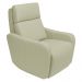 Poltrona Decorativa Reclinável Elétrica Moroni Couro Off White G43 - Gran Belo