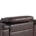 Poltrona Decorativa Retrátil e Reclinável Affection Couro Marrom G34 - Gran Belo
