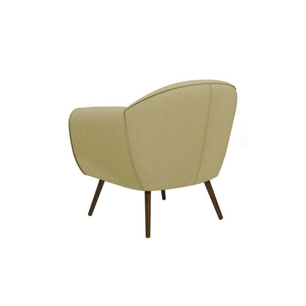 Poltrona Decorativa Sacha Corano Bege - Gran Belo