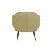 Poltrona Decorativa Sacha Corano Bege - Gran Belo