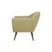 Poltrona Decorativa Sacha PU Sintético Bege G15 - Gran Belo