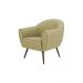 Poltrona Decorativa Sacha PU Sintético Bege G15 - Gran Belo