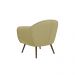 Poltrona Decorativa Sacha PU Sintético Bege G15 - Gran Belo