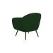 Poltrona Decorativa Sacha Veludo Verde - Gran Belo