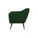 Poltrona Decorativa Sacha Veludo Verde G15 - Gran Belo