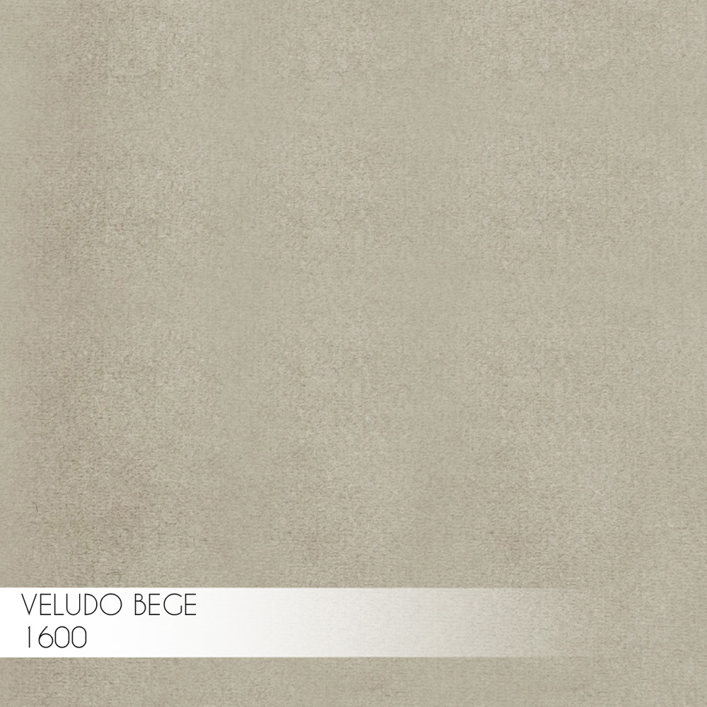 Poltrona Decorativa Sala de Estar Abel Base de Ferro Dourada Veludo Bege G41 - Gran Belo