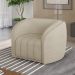 Poltrona Decorativa Sala de Estar Adam Boucle Bege G45 - Gran Belo