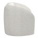 Poltrona Decorativa Sala de Estar Adam Boucle Branco G45 - Gran Belo