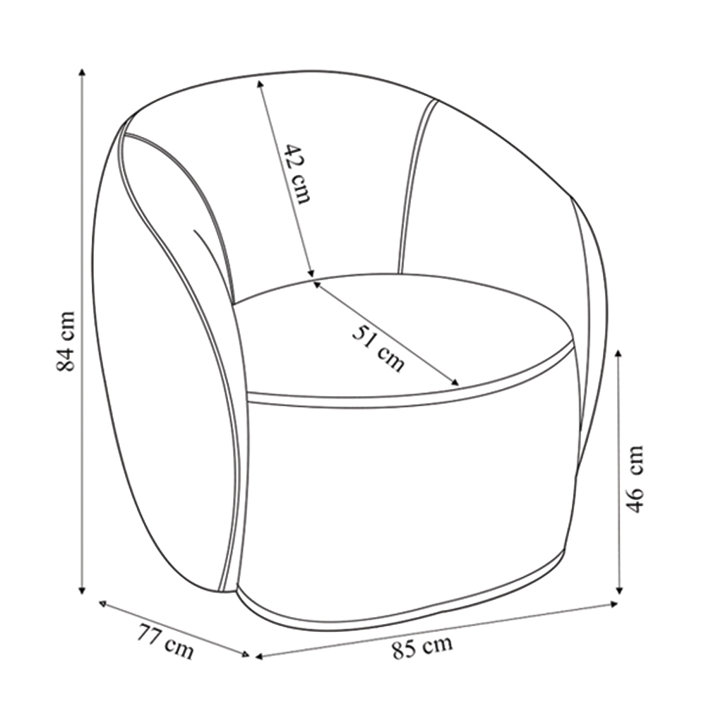 Poltrona Decorativa Sala de Estar Íbis Encosto Fixo Veludo Verde G33 - Gran Belo