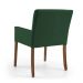 Poltrona Decorativa Sala de Estar Pés Madeira Vicenza Veludo Verde G15 - Gran Belo