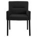 Poltrona Decorativa Sala de Estar Pés Preto Vicenza Veludo Preto G15 - Gran Belo