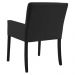 Poltrona Decorativa Sala de Estar Pés Preto Vicenza Veludo Preto G15 - Gran Belo