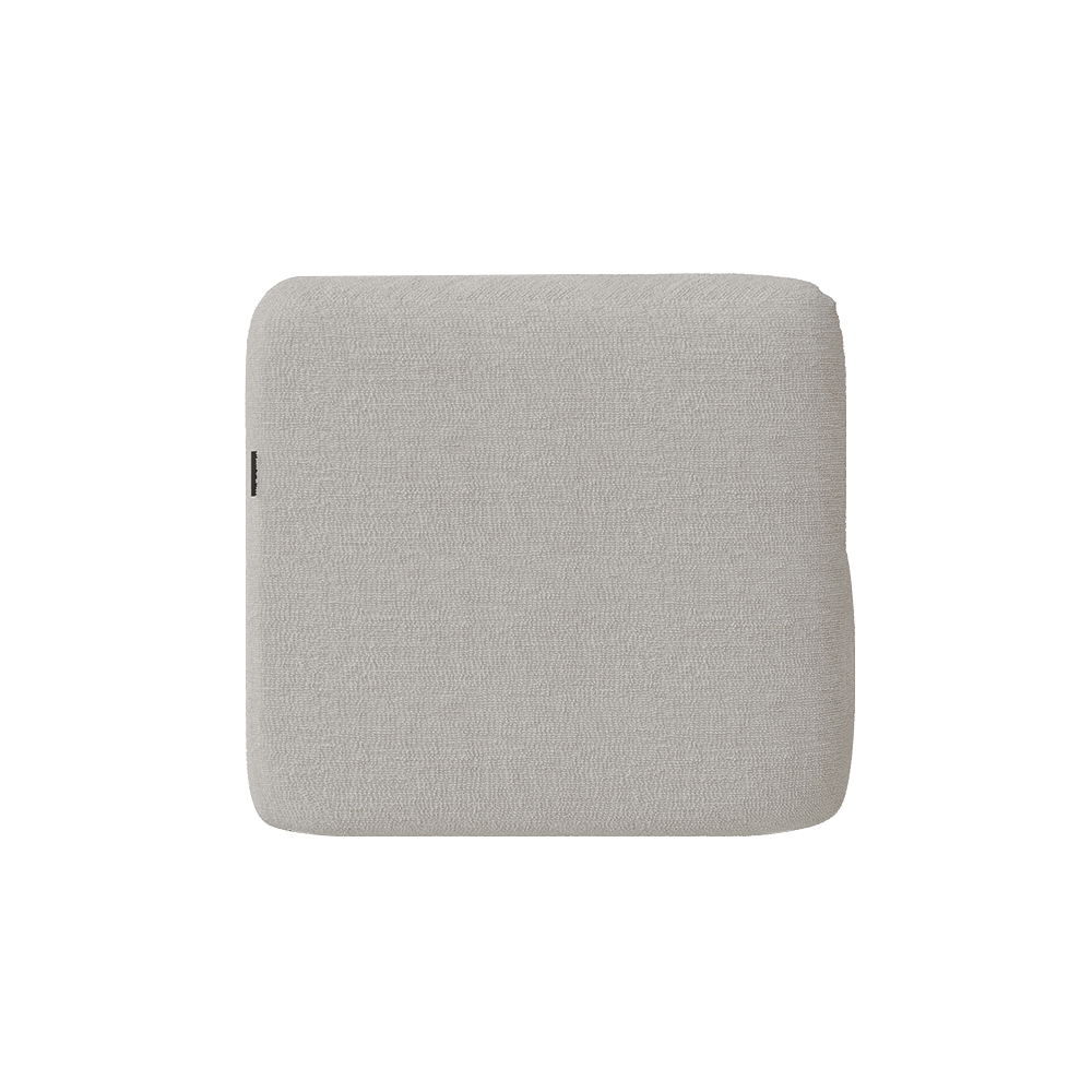 Poltrona Decorativa Sala de Estar Trinidad Base Fixa Bouclê Cinza G33 - Gran Belo