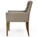 Poltrona Decorativa Sala de Estar Vicenza Veludo Importado Marrom G15 - Gran Belo