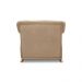 Poltrona Decorativa com 1 Almofada Armstrong Suede Bege G63 - Gran Belo
