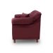 Poltrona Decorativa com 1 Almofada Armstrong Veludo Vinho G63 - Gran Belo