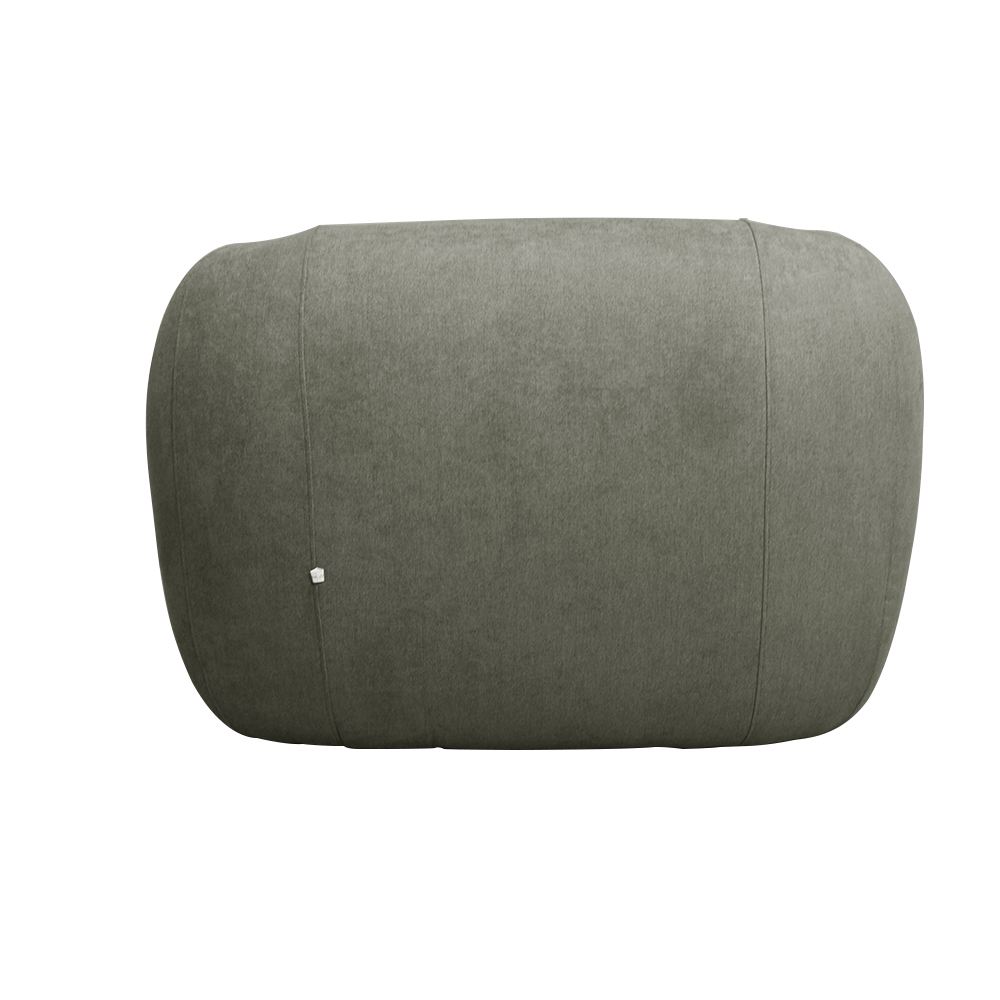 Poltrona Giratória Decorativa Cannes Base Giratória Linho Prata G81 - Gran Belo