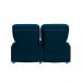 Poltrona Reclinável 2 Lugares para Sala de Cinema Pequim Veludo Azul Marinho G23 - Gran Belo