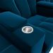 Poltrona Reclinável 3 lugares para Sala de Cinema Pequim Veludo Azul Marinho G23 - Gran Belo