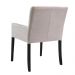 Poltrona Sala de Estar Decorativa Base Madeira Vicenza Veludo Nude G15 - Gran Belo