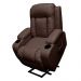 Poltrona do Papai Austin com Elevação Lift 150º Massagem Aquecimento PU Marrom Chocolate G31 - Gran Belo