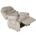 Poltrona do Papai Reclinável Debby Suede Areia G30 - Gran Belo