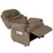 Poltrona do Papai Reclinável Debby Suede Chocolate G30 - Gran Belo