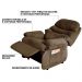 Poltrona do Papai Reclinável Debby Suede Marrom G30 - Gran Belo