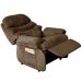 Poltrona do Papai Reclinável Debby Suede Marrom G30 - Gran Belo