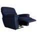 Poltrona do Papai Reclinável Elétrica Armênia Power Touch Couro Azul G40 - Gran Belo