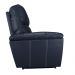 Poltrona do Papai Reclinável Elétrica Armênia Power Touch Couro Azul G40 - Gran Belo