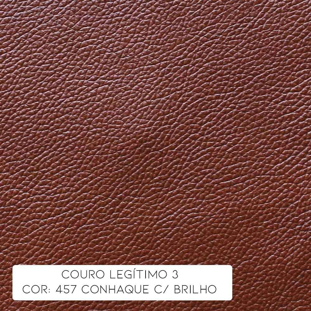 Poltrona do Papai Reclinável Elétrica Armênia Power Touch Couro Conhaque G40 - Gran Belo