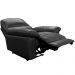 Poltrona do Papai Reclinável Elétrica Armênia Power Touch Couro Preto G40 - Gran Belo