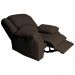 Poltrona do Papai Reclinável Elétrica Magnum PU Sintético Marrom Fosco G23 - Gran Belo