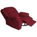 Poltrona do Papai Reclinável Elétrica Magnum PU Sintético Vermelho - Gran Belo