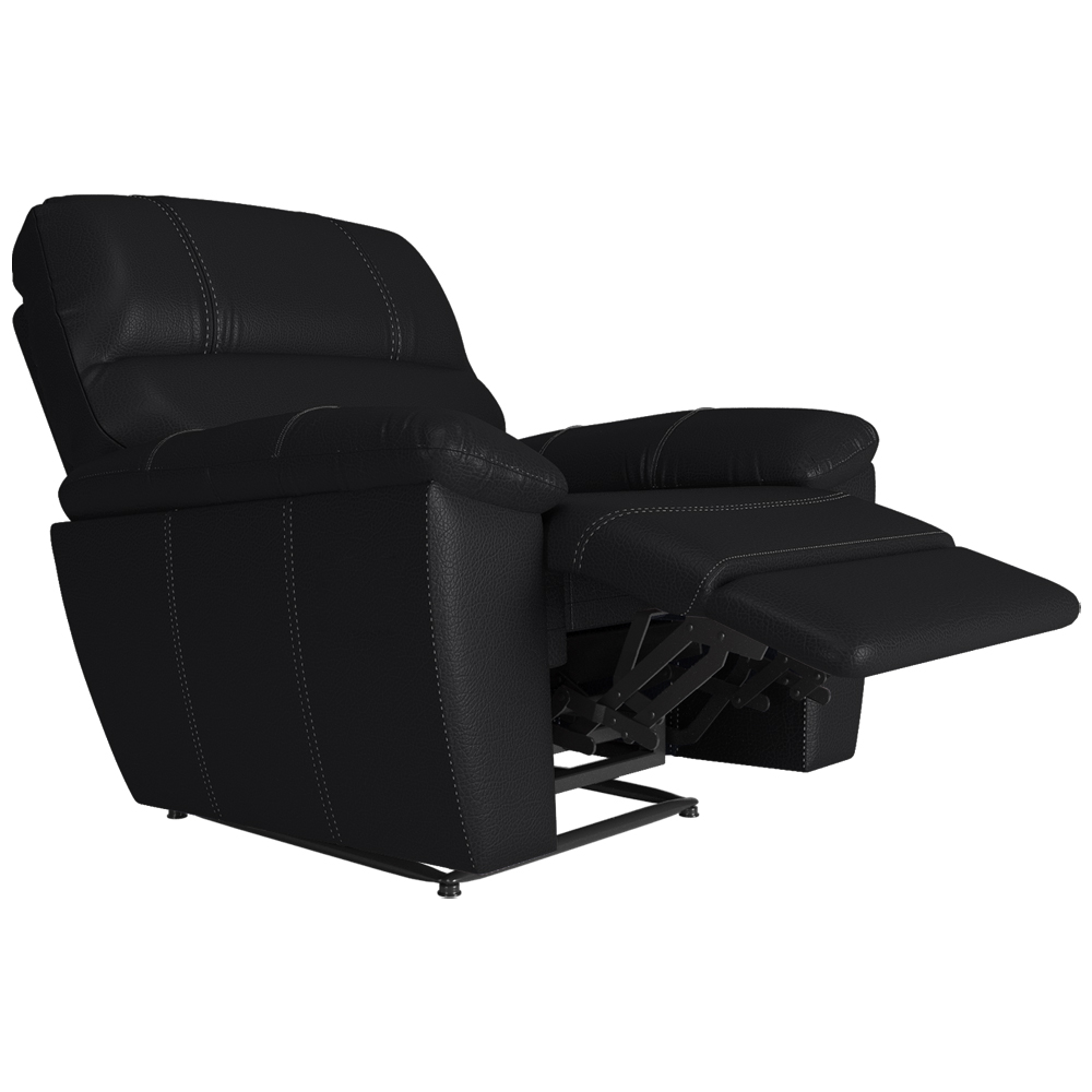 Poltrona do Papai Reclinável Elétrica Power Touch Armênia Couro Preto G40 - Gran Belo
