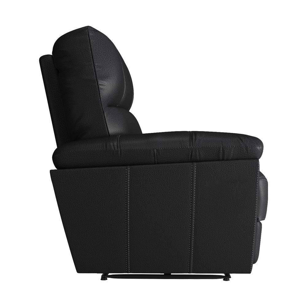 Poltrona do Papai Reclinável Elétrica Power Touch Armênia Couro Preto G40 - Gran Belo