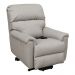 Poltrona do Papai Reclinável Elétrica com Controle Kyoto Lift Couro Off White G43 - Gran Belo